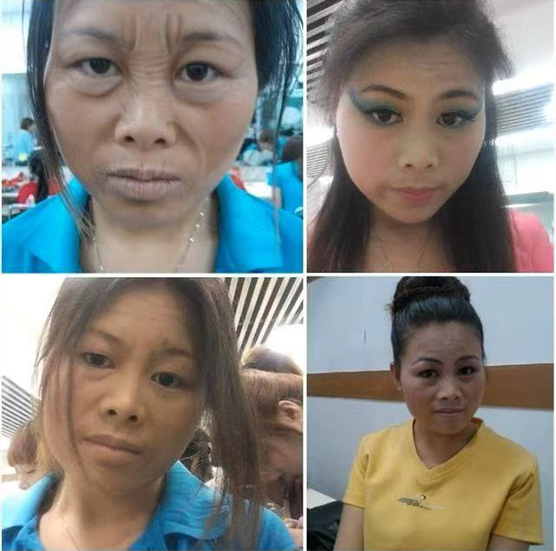 面部彩妆作品